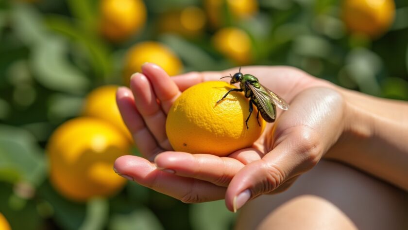 Fourmis sur citronnier : méthodes naturelles et efficaces pour s’en débarrasser