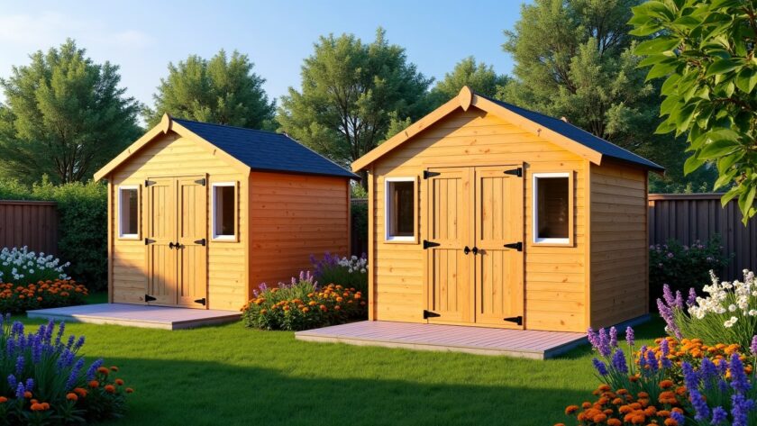 Deux abris de jardin de 5 m² : quand l'autorisation devient-elle nécessaire ?