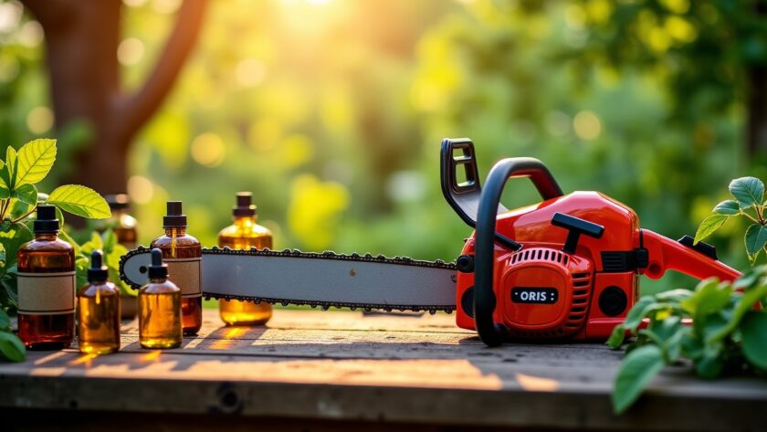 Huile chaîne de tronçonneuse : découvrez des alternatives naturelles et performantes