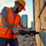 Techniques efficaces pour démolir du béton sans utiliser de marteau-piqueur