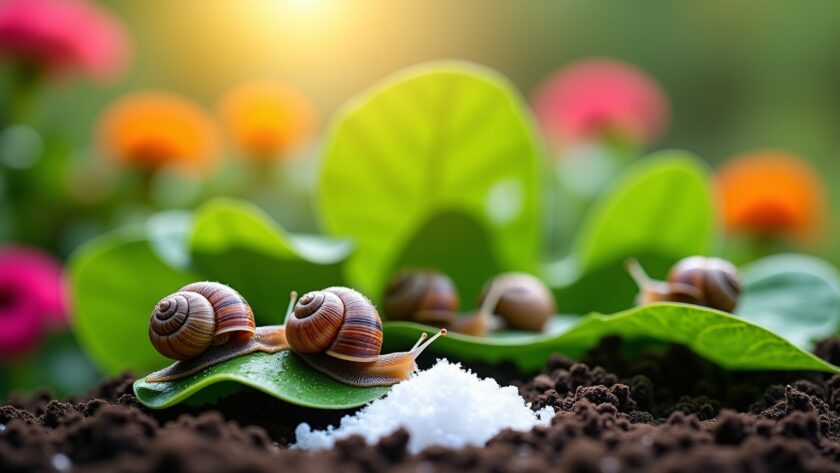 Lutte naturelle : Comment le bicarbonate de soude agit-il contre les escargots ?
