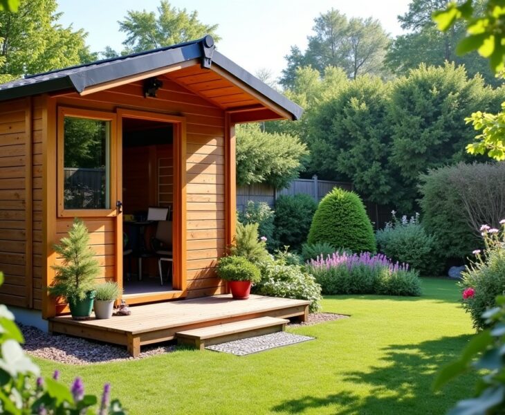 Abri de jardin de 5m² : quelles règles de distance à respecter avec le voisinage ?