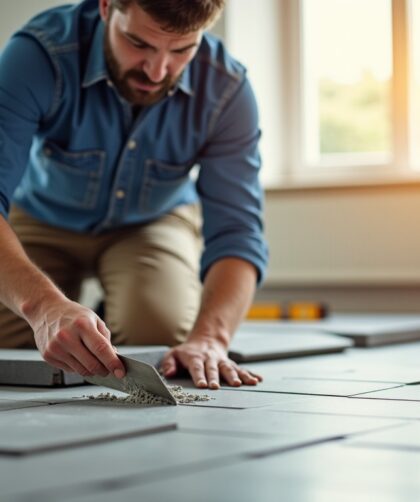 Pose optimale du carrelage : astuces pour une épaisseur de colle de 2 cm