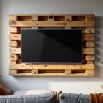 Décorer un mur avec des palettes : le guide complet pour un support TV original